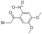 2-BROMO-1-(4,5-DIMETHOXY-2-NITRO-PHENYL)ETHANONE Struktur