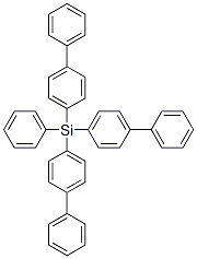 Silane, tris (4-biphenylyl)phenyl- Structure