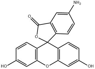 5-氨基荧光素, 3326-34-9, 结构式