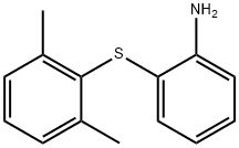 2-(2',6'-DIMETHYLPHENYLTHIO)ANILINE Struktur