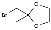2-(溴甲基)-2-甲基-1,3-二氧戊环, 33278-96-5, 结构式