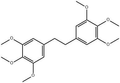 1,1'-(1,2-Ethanediyl)bis(3,4,5-trimethoxybenzene) Structure
