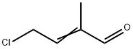 (E)-4-chloro-2-methyl-but-2-enal, 3330-25-4, 结构式