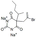sodium 5-(2-bromoallyl)-5-(sec-pentyl)barbiturate Structure