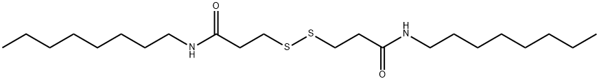 3,3'-Dithiobis(N-octylpropionamide) Struktur
