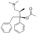 酢酸(S)-α-[(R)-2-(ジメチルアミノ)-1-メチルエチル]-α-フェニルフェネチル 化学構造式