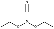 Phosphorocyanidous acid diethyl ester Struktur