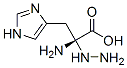 alpha-hydrazinohistidine Struktur