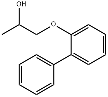 1-(1,1'-ビフェニル-2-イルオキシ)-2-プロパノール 化学構造式