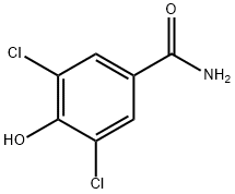 3,5-二氯-4-羟基苯甲酰胺, 3337-60-8, 结构式