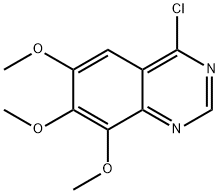 4-氯-6,7,8-三甲氧基喹唑啉 结构式