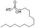 dodecyl dihydrogen phosphate, potassium salt Structure