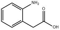 2-アミノベンゼン酢酸 化学構造式
