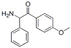 Ethanone,  2-amino-1-(4-methoxyphenyl)-2-phenyl- Structure