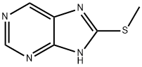 1H-Purine, 8-(methylthio)- Structure