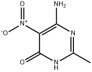 6-氨基-2-甲基-5-硝基-4(1H)-嘧啶酮, 3346-57-4, 结构式