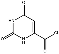 1,2,3,6-四氢-2,6-二氧代-4-嘧啶羰酰氯, 3346-64-3, 结构式