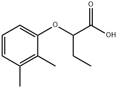 2-(2,3-二甲基-苯氧基)-丁酸, 3347-50-0, 结构式