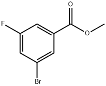 METHYL 3-BROMO-5-FLUOROBENZOATE Structure