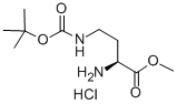 H-DAB(BOC)-OME塩酸塩 化学構造式