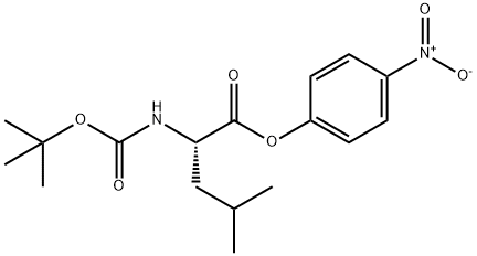 BOC-L-亮氨酸对硝基苯酯, 3350-19-4, 结构式