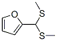 2-[Bis(methylthio)methyl]furan Struktur