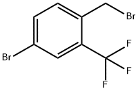 4-溴-2-三氟甲基溴苄, 335013-18-8, 结构式