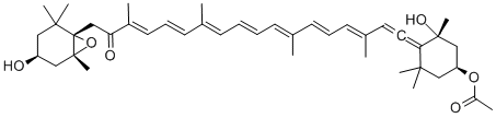 フコキサンチン 化学構造式