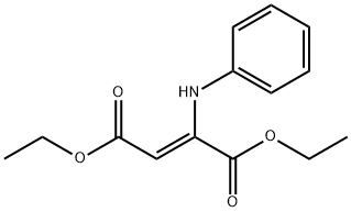 2-Anilinofumaric acid diethyl ester Structure
