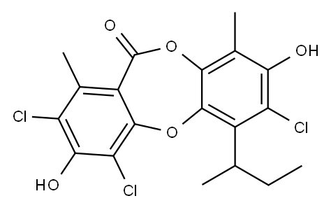 (-)-2,4,7-Trichloro-3,8-dihydroxy-1,9-dimethyl-6-(1-methylpropyl)-11H-dibenzo[b,e][1,4]dioxepin-11-one|