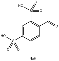 4-ホルミルベンゼン-1,3-ジスルホン酸二ナトリウム 化学構造式