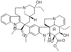 4-O-デアセチルビンカロイコブラスチン 化学構造式