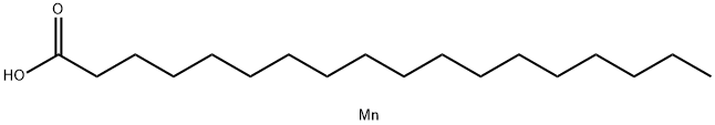 ジオクタデカン酸マンガン(II) 化学構造式