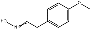 2-(4-メトキジフェニル)アセトアルデヒド=オキシム 化学構造式
