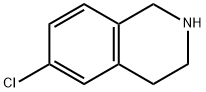 6-氯-1,2,3,4-四氢异喹啉, 33537-99-4, 结构式