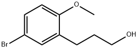 3-(5-溴-2-甲氧基苯基)丙-1-醇, 33538-79-3, 结构式