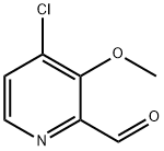 4-クロロ-3-メトキシピリジン-2-カルブアルデヒド 化学構造式