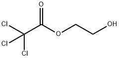 Acetic acid, trichloro-, 2-hydroxyethyl ester Structure