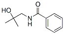 1-ベンゾイルアミノ-2-メチル-2-プロパノール 化学構造式