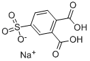 4-磺基-1,2-苯二甲酸单钠盐 结构式