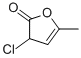3-chlorodihydro-5-methylfuran-2(3H)-one Structure