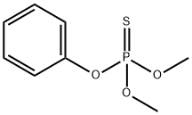 O,O-Dimethyl O-phenyl phosphorothioate Struktur