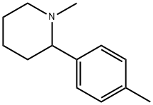 1-メチル-2-(4-メチルフェニル)ピペリジン 化学構造式