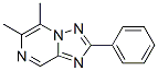 5,6-ジメチル-2-フェニル-[1,2,4]トリアゾロ[1,5-a]ピラジン 化学構造式