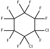 1,2-二氯十氟环己烷 结构式