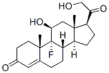 9 alpha-fluorocorticosterone 结构式