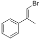 (1-溴-1-丙烯-2-基)苯, 3360-53-0, 结构式