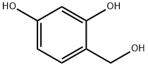 4-(ヒドロキシメチル)-1,3-ベンゼンジオール 化学構造式