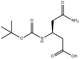(S)-3-(BOC-氨基)-4-氨基甲酰丁酸, 336182-03-7, 结构式