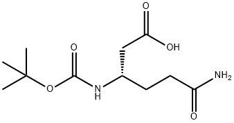 BOC-Β-高谷氨酰胺, 336182-06-0, 结构式
